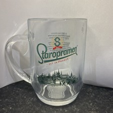 Staropramen Glass Pint Tankard