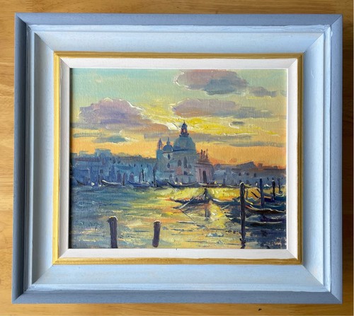 Venice sunset with the salute - sunset,