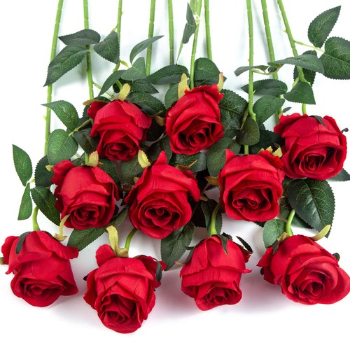 Flojery 10pcs artificial rose - flojery,