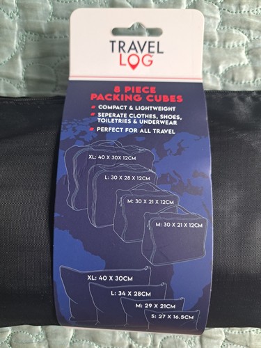 Travel log piece - 8-piece, black