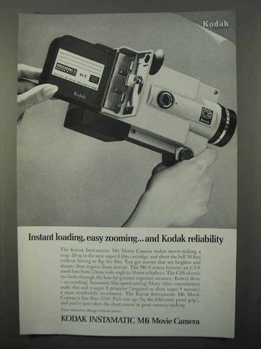 1966 kodak instamatic - kodak, m6