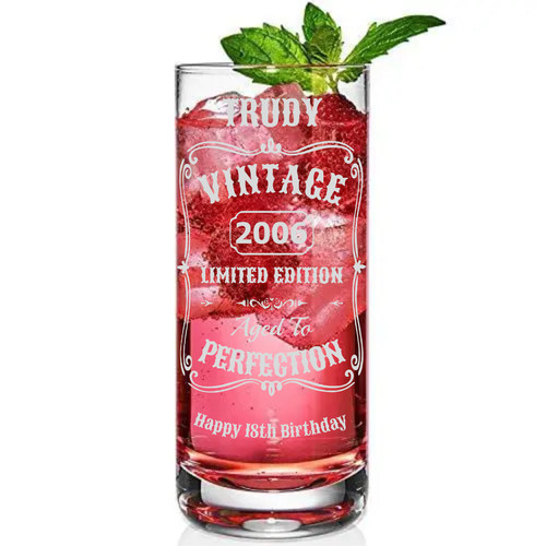 Personalised vodka hiball - personalised,