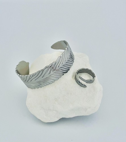 Boho jewelry set cuff and - boho,