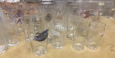 DRINK GLASSES *****CHOOSE FROM LIST**** 12 AND PINT GLASSES DIFFERENT BRANDS