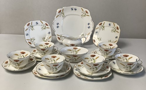 Royal albert poppy - tea, set