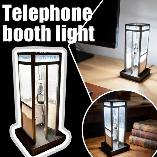 Retro vintage tall phonebooth - vintage,