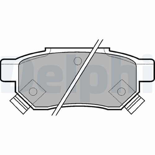 Lp625 delphi brake - delphi, pad