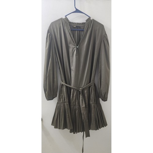 Maje olive green ruffle - olive,