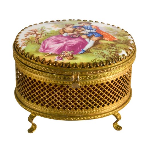 French style mirrored gilt - french-style,