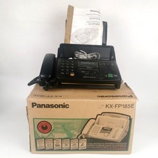 Panasonic KX-FP185E Plain Paper Fax Machine w/ Phone - Boxed with Manual