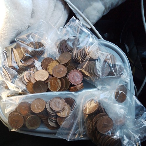 Wren farthing coins job - x,