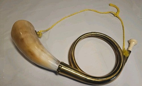 Vintage brass hunting - brass, horn