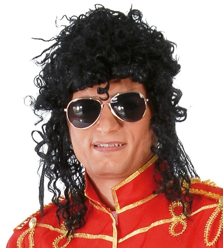 Black curly relaxed - black, afro