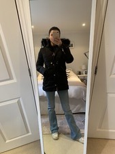 Long Black Zara Puffa