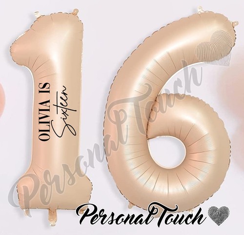 Personalised decal for foil - personalised,