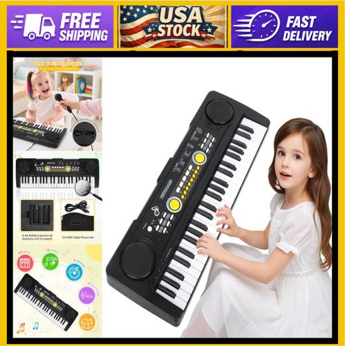 Key kids piano keyboard - 49-key,