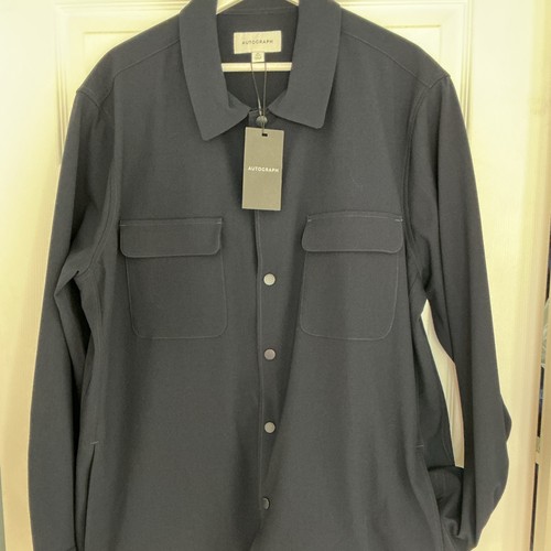 Autograph men navy overshirt - men's,