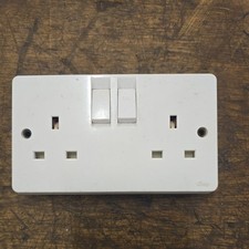Vintage Tenby  13A 250V double Switched Socket