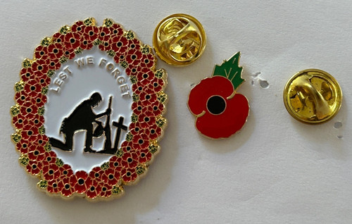 Poppy pin badge - , less