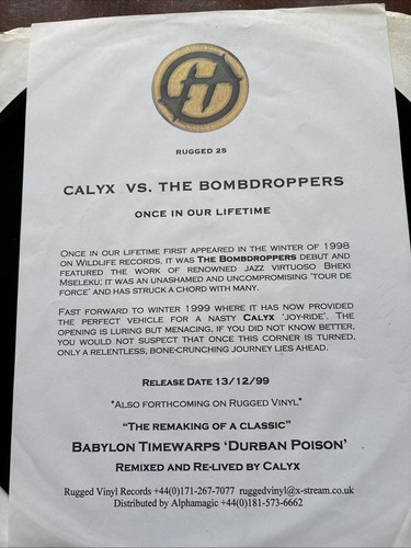 Calyx the bombdroppers - the,