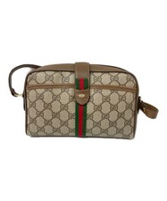 GUCCI handbag Brown x Gray
