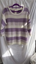 Ladies Purple and White