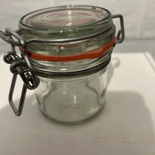 Jam/Preserve Jars X 6 Glass Clip Top 100ml Capacity