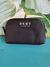 DKNY black small make up bag