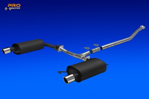 Exhaust back box silencer - back,