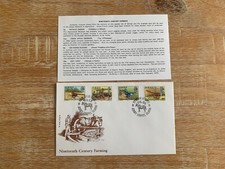JERSEY 1975 FDC FARMING POTATO DIGGER CIDER CRUSHER PLOUGH HAY CART