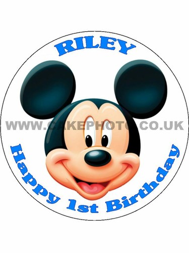 Mickey mouse edible icing - mickey,