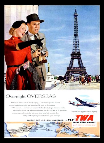 Twa paris 1950s vintage - twa,