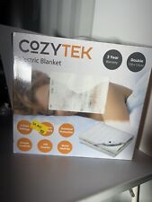 Cozytek Double Electric Blanket 135 x 120cm, Soft Polyester  No Box