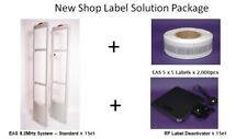 Shop Anti Theft Retail Store RF 8.2MHz EAS System, Label & Deactivator package