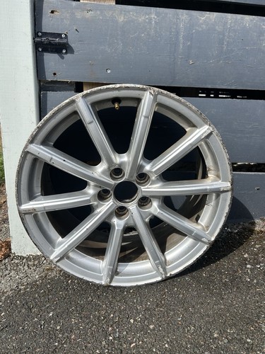Audi alloy wheel damaged - audi,