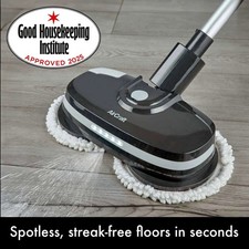 Aircraft Powerglide Cordless Rechargeable Hard Floor Cleaner/Polisher Black/Grey