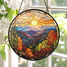 Smoky Mountains Stained Glass