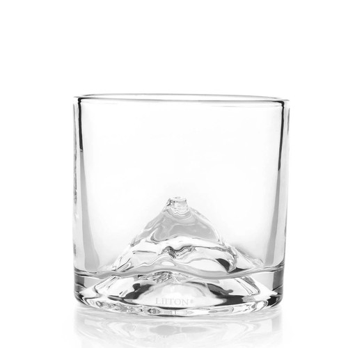 Liiton fuji whiskey glass - whiskey,