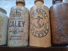 Stone ware bottles ginger bee rmustard  in number