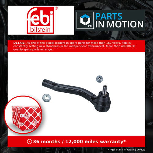 Tie track rod end - rod, fits
