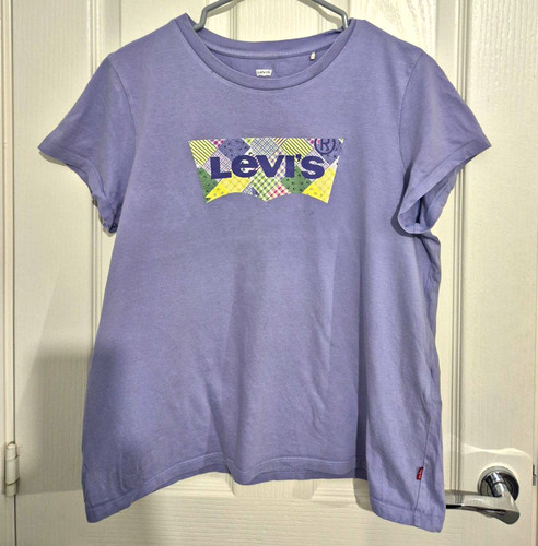 Levi women purple - purple, logo