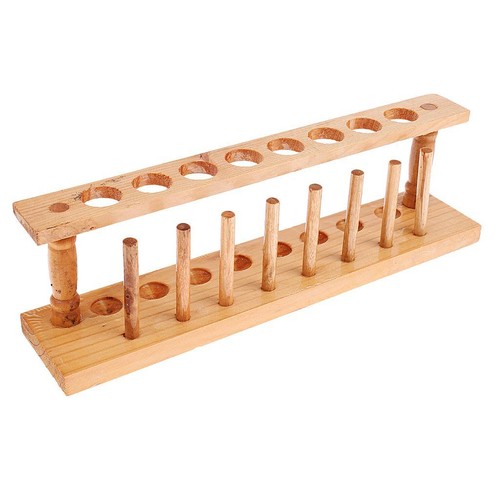 Lab wooden test tube storage - wooden,