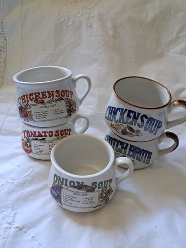 Vintage retro soup mug - vintage,