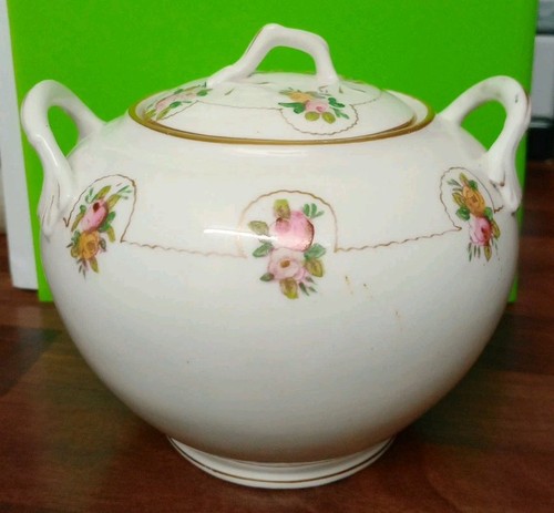 Antique ceramic sucrier - antique,