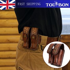 TOURBON Leather Mag Pouch