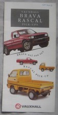 March 1991 Vauxhall Brava & Rascal Pick-up Brochure Pub. No. B5069