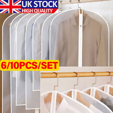 10Pcs Clear Polythene Garment