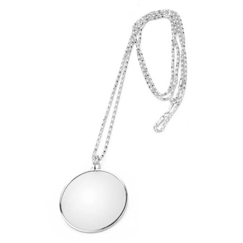 1pc silver gold - 5x, monocle