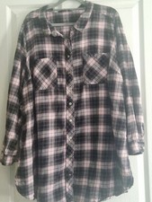 Yours Clothing Women's Long Sleeved Cotton Shirt 22-24