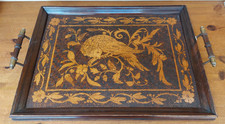 Antique inlaid pokerwork
